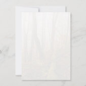 Atmospheric Autumn Forest in Mist シーズンカード (裏面)