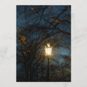 Atmospheric Lantern in Autumn Park カード (正面)