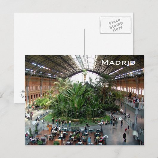 Atochaの駅 ポストカード (正面/裏面)