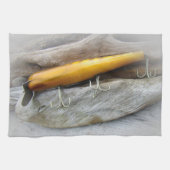 Atom A40ヴィンテージ塩水魚釣りルアー キッチンタオル (横)