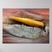 Atom A40ヴィンテージ塩水魚釣りルアー ポスター (正面)