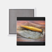 Atom A40ヴィンテージ塩水魚釣りルアー マグネット (正面/裏面)