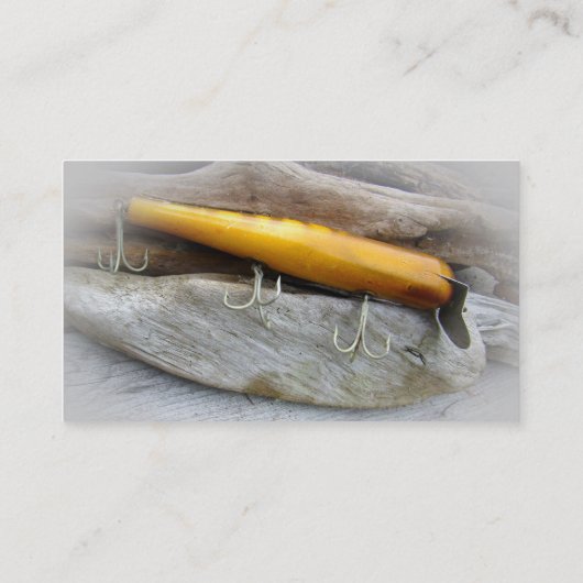 Atom A40ヴィンテージ塩水魚釣りルアー 名刺 (裏面)