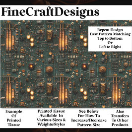 Atom Punk Tech、Dials Gages Bulbs BM1 Decopage 薄葉紙