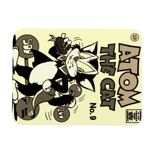ATOM the Cat Flexible Magnet マグネット (横)