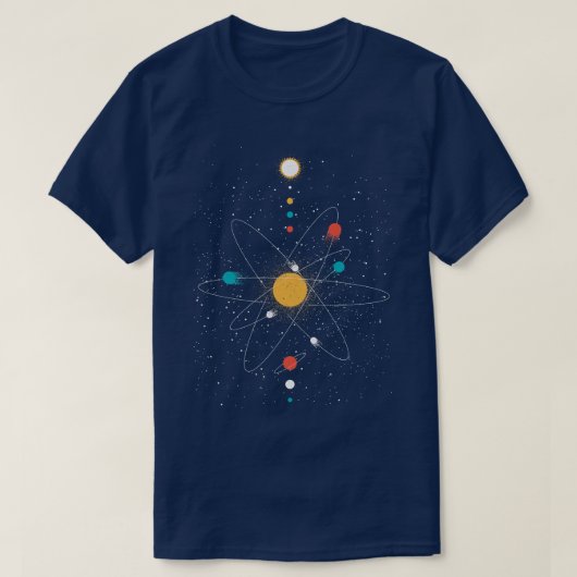 Atom Universeミニマリスト(Tobe Fonseca) Tシャツ (デザイン正面)