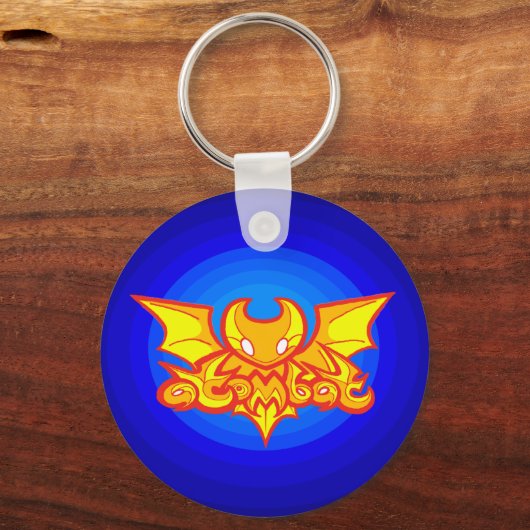 atombatロゴv2 Keychain キーホルダー (正面)