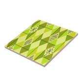 Atomic Age Art Diamonds Chartreuse タイル (側面)