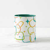Atomic Age Mid-Century Retro Sparkle Coffee Mug マグカップ (中央)