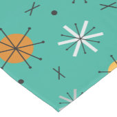 Atomic Age Planetsスターバストターコイズ ショートテーブルランナー (コーナー)