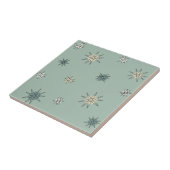 Atomic Age Starburst Planets Sage Green タイル (側面)