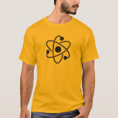 Atomic Atom Minimalist Symbol Tシャツ (正面)