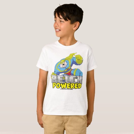 Atomic Belch Man - Belch Powered Kids T-Shirt Tシャツ (正面フル)