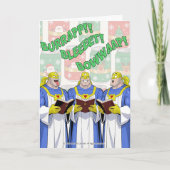 Atomic Belch Man - Belchmas Choir Christmas Card カード (正面)