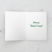 Atomic Belch Man - Belchmas Choir Christmas Card カード (内部)