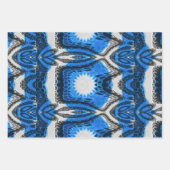 Atomic Blue ラッピングペーパーシート (正面)