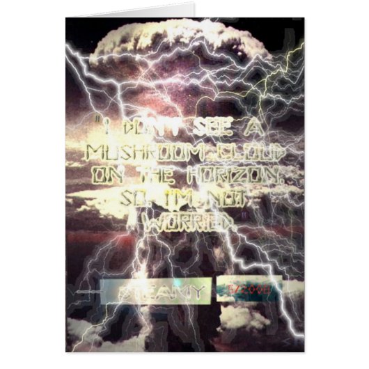 Atomic Bomb greeting card (正面)