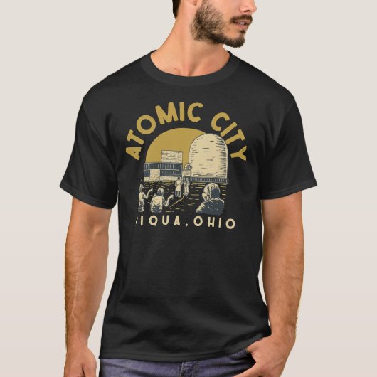 Atomic City – オハイオ州クラシックピカTシャツ Tシャツ (正面)