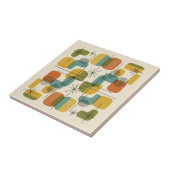 Atomic Era Starburst and Rounded Shapes #4 ID1224 タイル (側面)