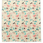 Atomic Flamingo シャワーカーテン (正面)