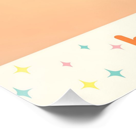 Atomic Futuristic Bubble Blaster Car ポスター (コーナー)