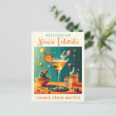 Atomic Futuristic Cosmic Storm Martini ポストカード (スタンド正面)