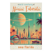 Atomic Futuristic New Florida ポスター (正面)