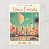 Atomic Futuristic New Florida ポストカード (正面)
