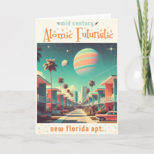 Atomic Futuristic New Florida Apartments カード (正面)