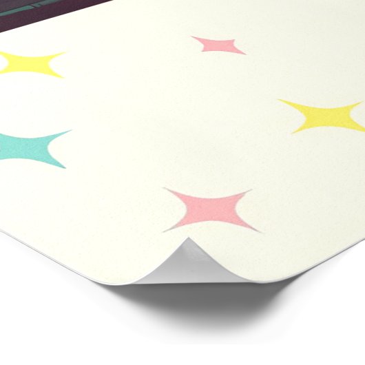 Atomic Futuristic New Florida Apartments ポスター (角)