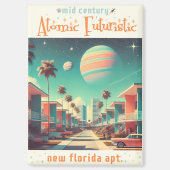 Atomic Futuristic New Florida Apartments マグネット (正面)