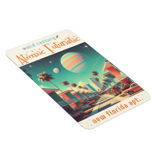 Atomic Futuristic New Florida Apartments マグネット (右側)