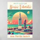 Atomic Futuristic New Florida Launch Site ポスター (正面)