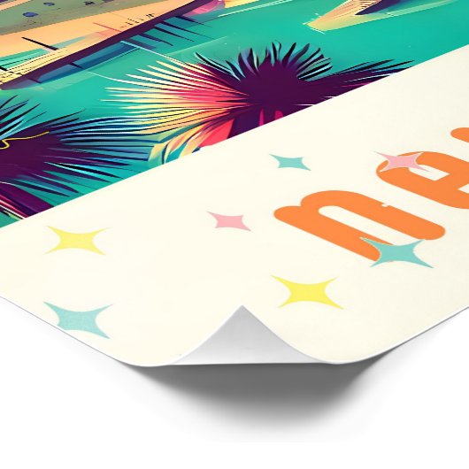 Atomic Futuristic New Florida Launch Site ポスター (コーナー)