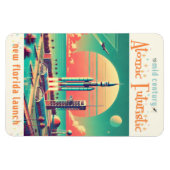 Atomic Futuristic New Florida Launch Site マグネット (横)