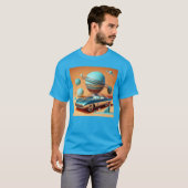 Atomic Futuristic Sky View Cruiser Car  Tシャツ (正面フル)