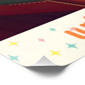 Atomic Futuristic Urban Apartment ポスター (コーナー)