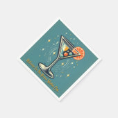 Atomic Martini Club Retro Futuristic Cocktail スタンダードカクテルナプキン (角)