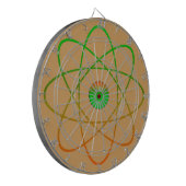 Atomic Metal Cage Dartboard、Tan ダーツボード (正面左)
