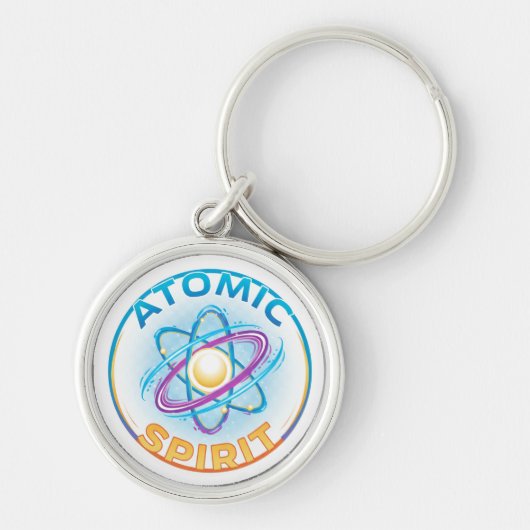  Atomic Spirit: Science and Spirituality Unite キーホルダー (正面)