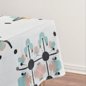 Atomic Starburst Retro Mid Century Modern テーブルクロス (インサイチュ)