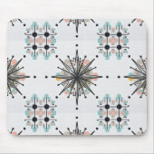 Atomic Starburst Retro Mid Century Modern マウスパッド (正面)