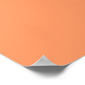 Atomic Tangerine  (solid color)   ポスター (角)