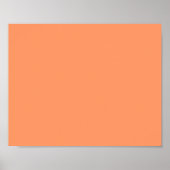 Atomic Tangerine (solid color) ポスター (正面)