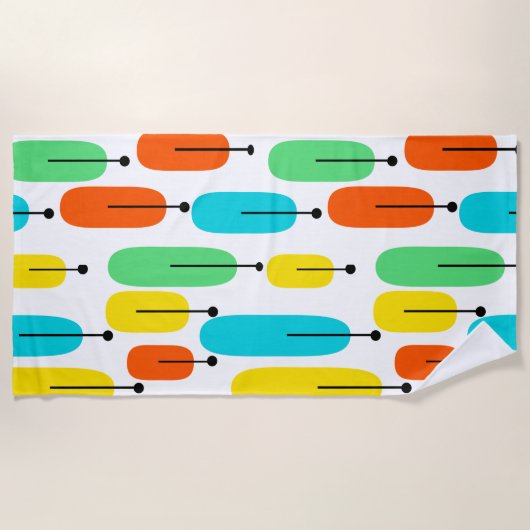 Atomic Trees ビーチタオル (正面)