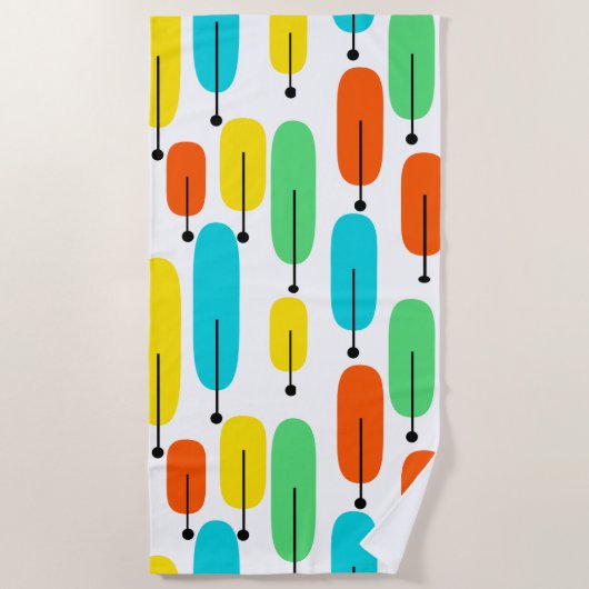 Atomic Trees ビーチタオル (正面)