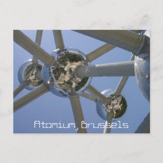 Atomium，ブリュッセル，ベルギーはがき ポストカード