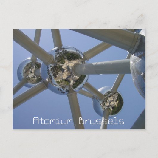 Atomium,ブリュッセル,ベルギーはがき ポストカード (正面)