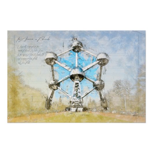 Atomium Brussels ポスター (正面)