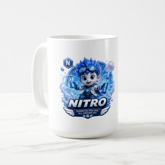 ATOMIVRAの窒素 コーヒーマグカップ (正面左)